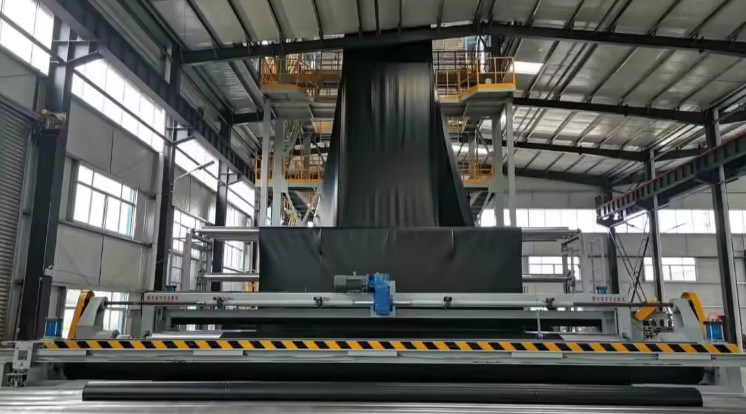 Shandong Yibo Yangguang Engineering Materials Co., Ltd. línea de producción del fabricante